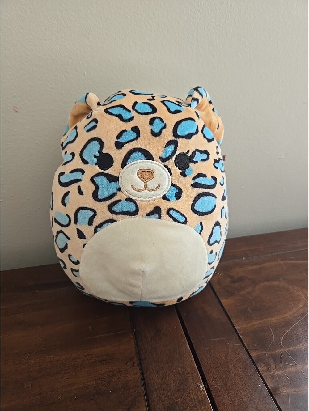 Original Squishmallows 8in Liv the Teal Leopard Plush